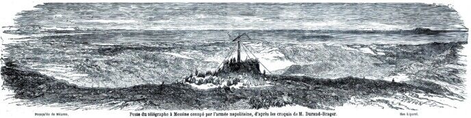 1860 postazione telegrafo visuale di reginella, Messina